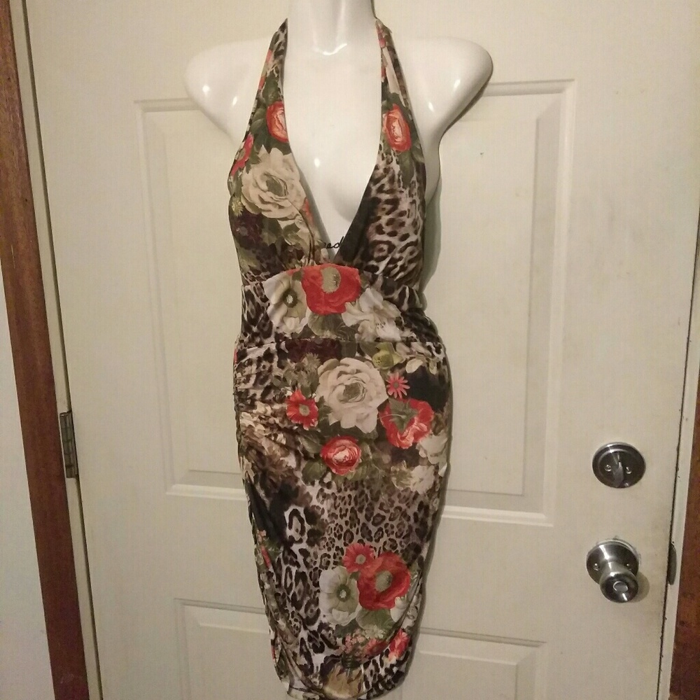 Unique floral dress